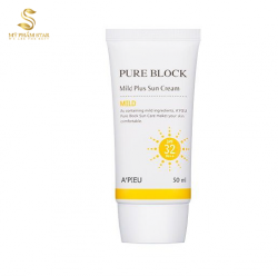Kem chống nắng A’pieu Pure Block Natural Sun Cream (Daily SPF45 PA+++)