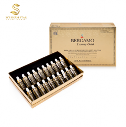 Serum Bergamo Luxury Gold Caviar Vitamin 20 Ống