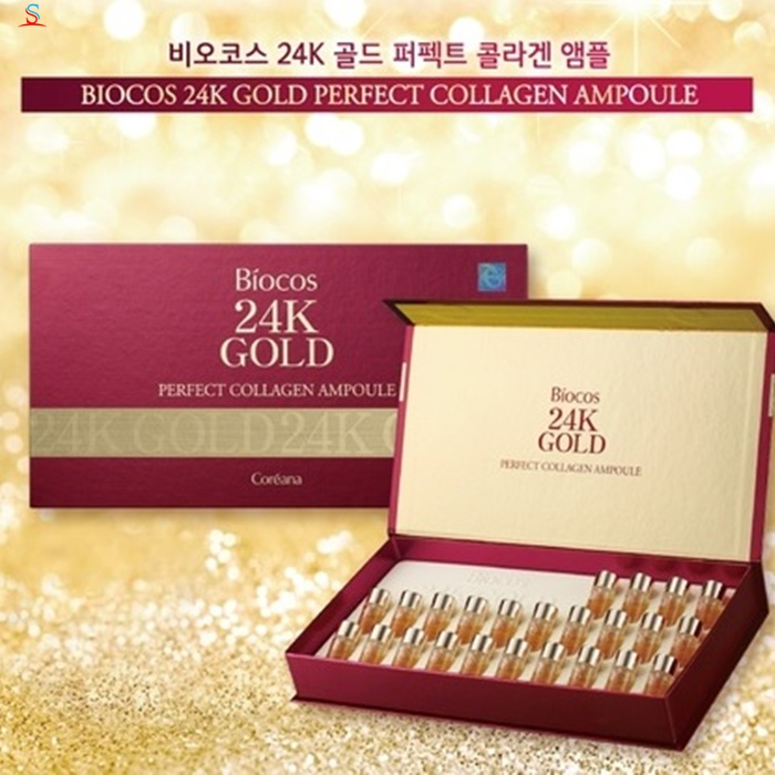 Tinh Chất Biocos 24k Gold Perfect Collagen Ampoule 1