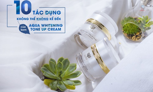 Kem Dưỡng Trắng Be'POS Aqua Whitening Tone Up Cream 2