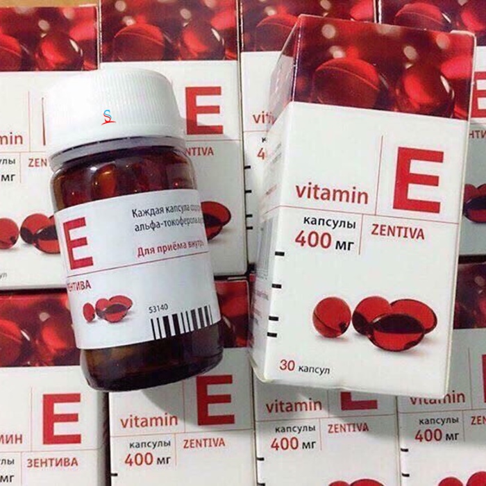 Viên uống Vitamin E Zentiva dưỡng da chống lão hóa 1