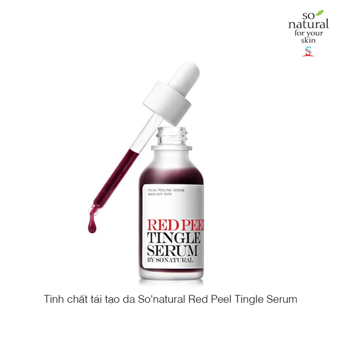 Serum tái tạo Red Peel Tingle So natural - Hàn Quốc 2