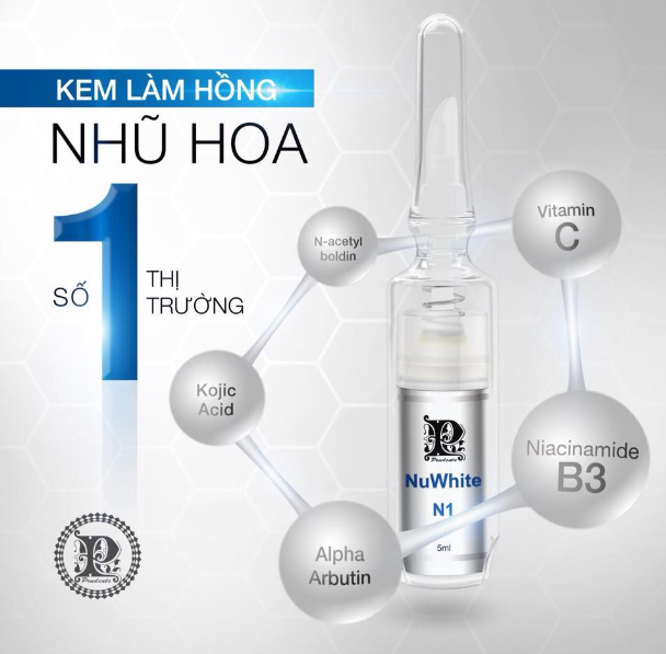 Kem Làm Hồng Nhũ Hoa Nuwhite N1 Mibiti Prudente Professional (5ml)