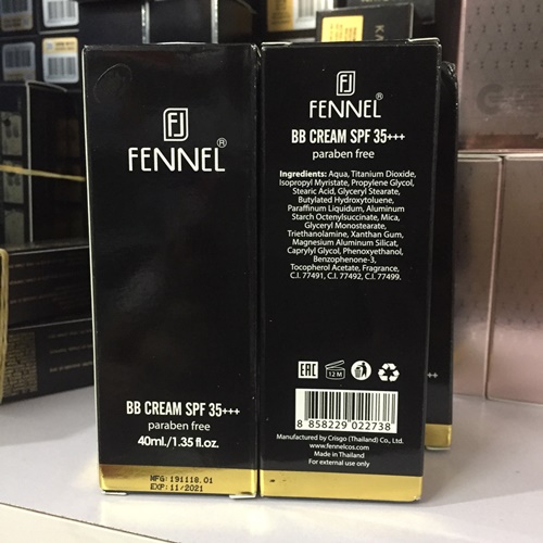 BB Cream Fennel Hydrating Natural Cover SPF 35 2