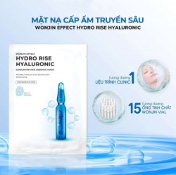 Mặt Nạ Wonjin Effect Hydro Rise Hyaluronic Concentrated Essence Mask - Truyền HA (Xanh Dương)