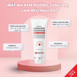 Mặt nạ kem ủ trắng Histolab Histo Lightening Cream Mask Basic Science 250g