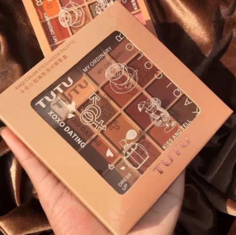 bảng màu mắt 16 ô tutu kaqi color eyeshadow palette 32g