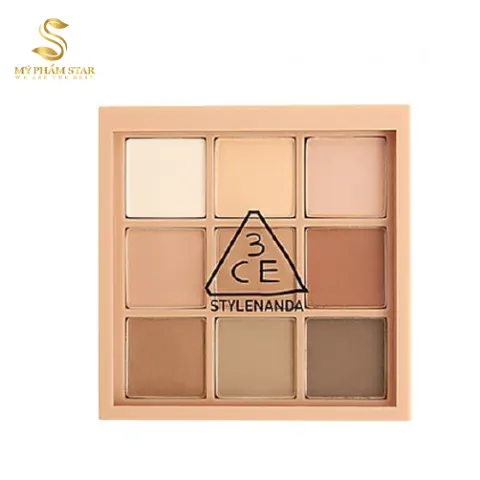 Bảng Phấn Mắt 9 Ô 3CE Mood Recipe Multi Eye Color Palette