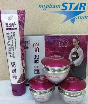 Bộ Đặc Trị Nám Tàn Nhang Bạch Thủy Tinh Tím 4in1 – HÀN QUỐC