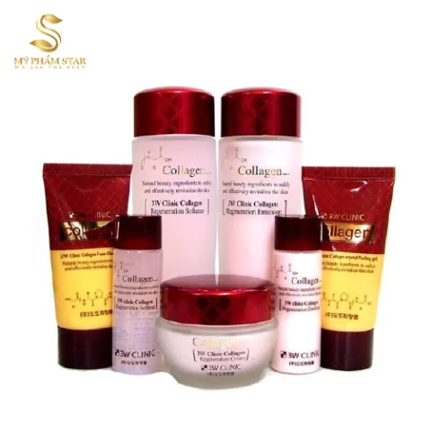 Bộ Dưỡng Da Toàn Diện Collagen 3W Clinic