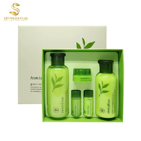 Bộ dưỡng da trà xanh Green Tea Balancing Special Kit Innisfree
