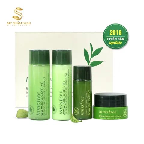 Bộ Kit 4 món dưỡng da Innisfree Green Tea Special Kit