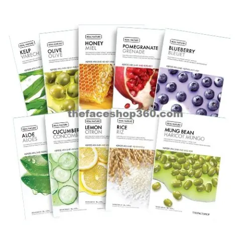 Bộ Mặt Nạ Real Nature Mask Sheet - The Face Shop