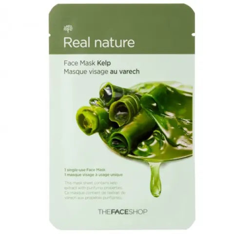 Bộ Mặt Nạ Rong Biển Real Nature Mask Kelp - The Face Shop