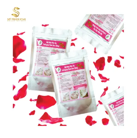 BỘT ĐẮP MẶT NẠ COLLAGEN HOA HỒNG