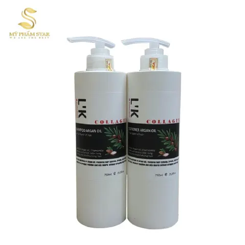 Cặp dầu gội xả L'K Argan oil cao cấp