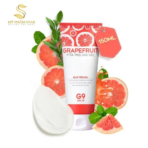 Gel tẩy tế bào chết G9 SKIN Grapefruit Vita Peeling Gel