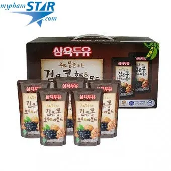 Hộp 20 Gói Nước Đậu Đen, Hạnh Nhân, Óc Chó Hàn Quốc