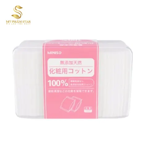 Hộp bông tẩy trang Miniso 1000 miếng