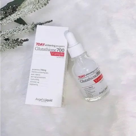 Huyết thanh trắng da 7day Whitening Program Glutathione 700 V-ample