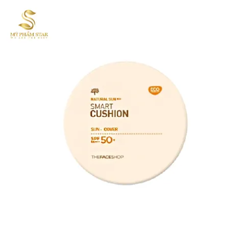 KCN Đa Năng BB Natural Sun Smart Cushion SPF 50+ PA +++ TheFaceShop