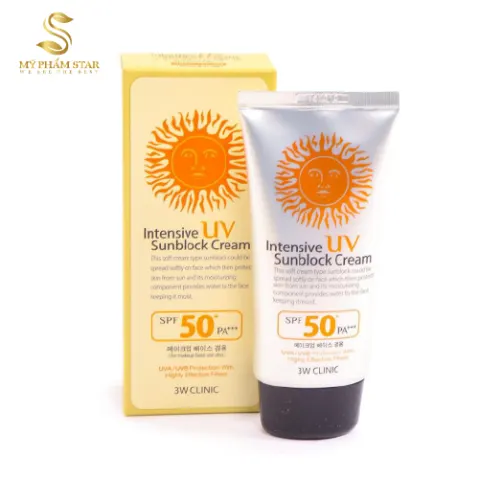 Kem Chống Nắng 3W Clinic SPF 50 Pa+++