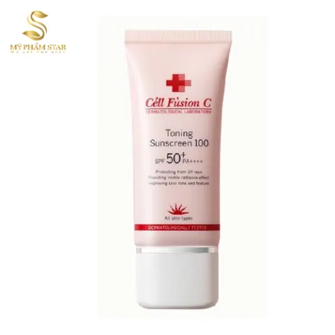 Kem chống nắng Cell Fusion C Toning Sunscreen 100 nâng tông da