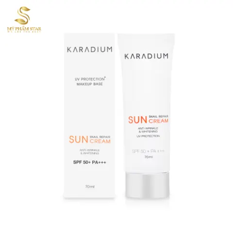 KEM CHỐNG NẮNG KARADIUM SNAIL REPAIR SUN CREAM SPF 50+ PA+++
