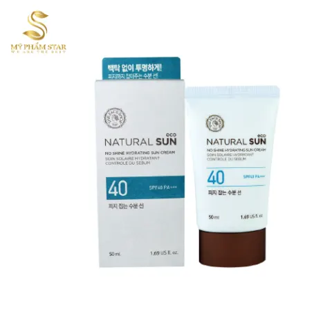 Kem Chống Nắng Kiểm Soát Nhờn NATURAL SUN ECO NO SHINE HYDRATING SUN CREAM SPF40 PA+++