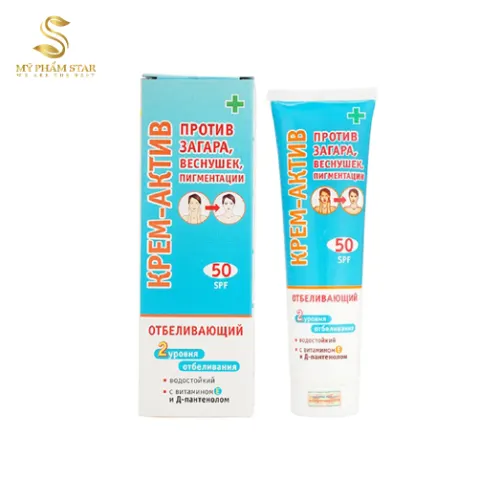 KEM CHỐNG NẮNG VÀ LÀM TRẮNG DA SPF 50 Nga