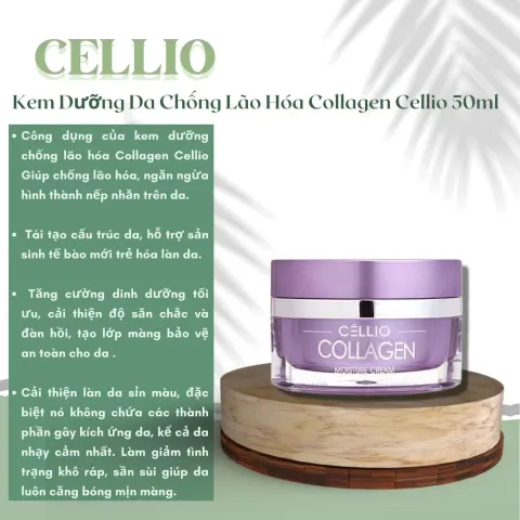 Kem Dưỡng Chống Lão Hóa Collagen Cellio
