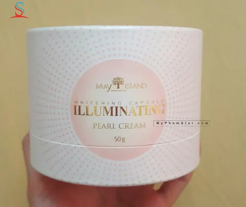 KEM DƯỠNG DA MAY ISLAND WHITENING CAPSULE ILLUMINATING PEARL