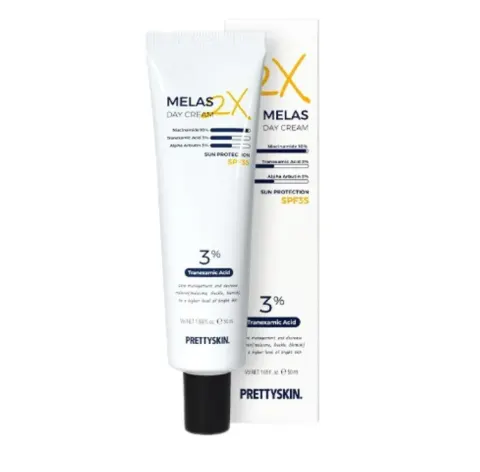 Kem Dưỡng Hỗ Trợ Mờ Thâm Ban Ngày Pretty Skin Melas 2X Cream Day
