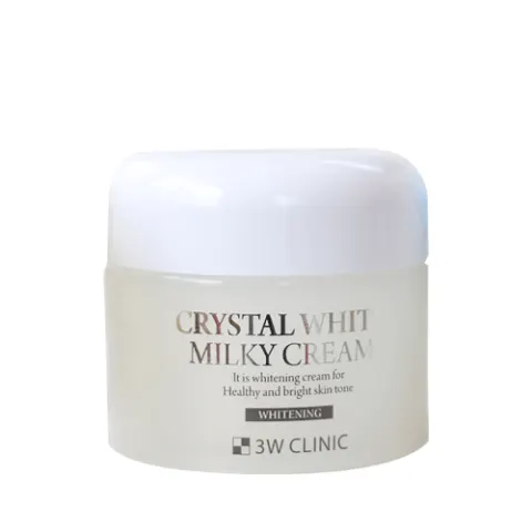 Kem Dưỡng Trắng 3W Clinic Crystal White Milky Cream
