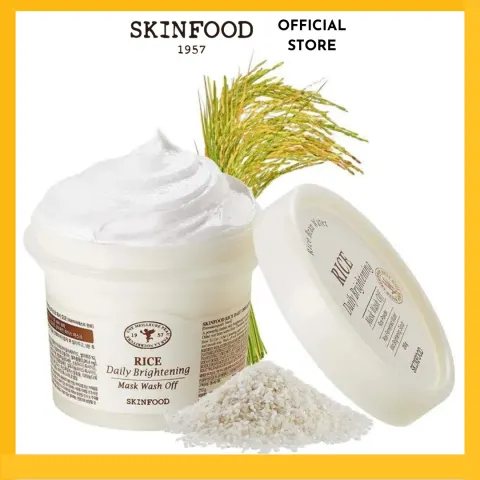 Mặt Nạ Cám Gạo Rice Mask Wash Off - Skinfood