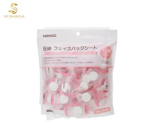 MẶT NẠ DẠNG VIÊN NÉN MINISO JAPAN-100 viên