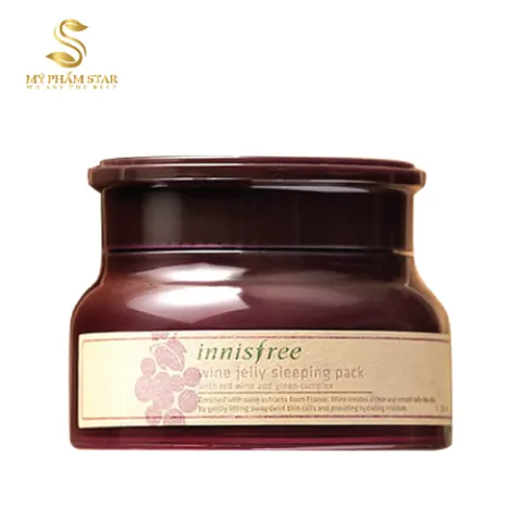 Mặt nạ ngủ rượu làm sáng da Wine jelly sleeping pack