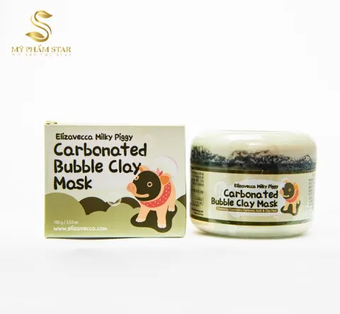 Mặt Nạ Thải Độc, Khử Chì Bì Heo Carbonated Bubble Clay Mask new
