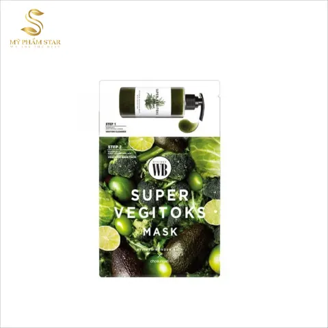 Mặt nạ thải độc rau củ quả Super Vegitoks Mask