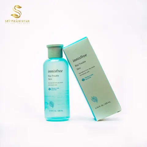Nước Hoa Hồng Cho Da Mụn Sưng Đỏ Khẩn Cấp Innisfree Bija Trouble Skin 200ml