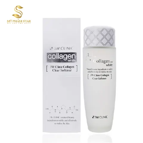 Nước hoa hồng Trắng da 3W Clinic Collagen Clear Softener