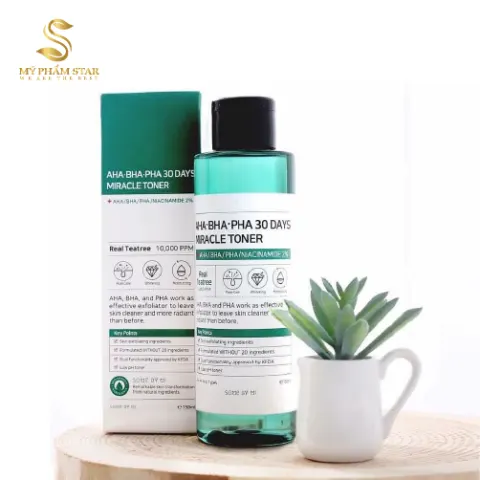 nước hoa hồng trị mụn Some By Mi AHA BHA PHA