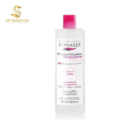 Nước tẩy trang BYPHASSE Solution Micellaire Face