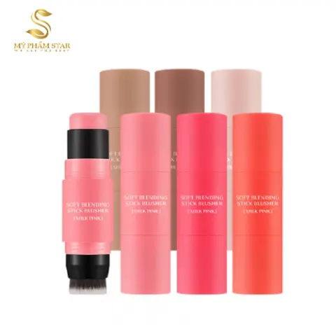 Phấn má hồng Missha Soft Blending Stick Blusher dạng thỏi