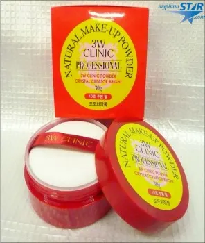 Phấn Phủ 3W CLINIC NATURAL MAKE-UP POWDER