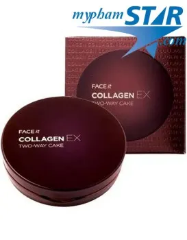 Phấn Phủ Nén Face It Collagen Ex Two-Way Cake SPF30 PA+++