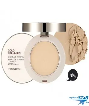 Phấn Phủ Nén Siêu Mịn Collagen Gold Ampoule Two Way Pact