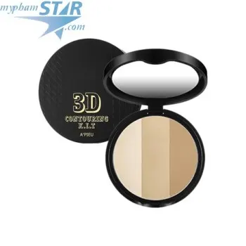 Phấn Tạo khối 3 ô Apieu 3D Contouring KIT