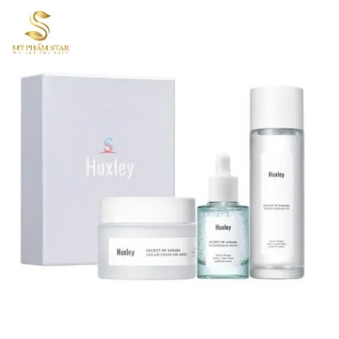 Set Dưỡng Da Cao Cấp Huxley Hydration Trio - MÀU XANH