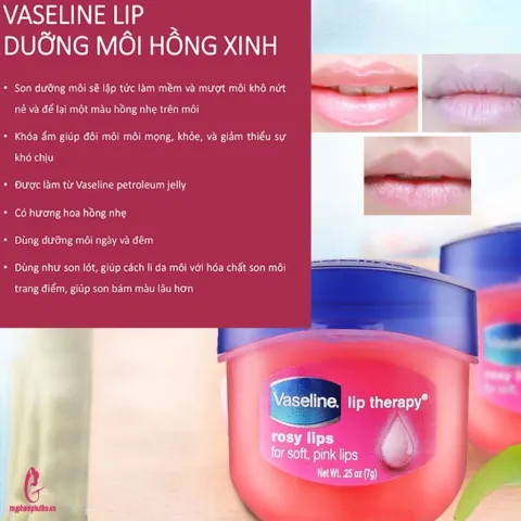 Son dưỡng môi Vaseline Lip Therapy - USA